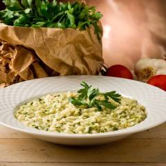 Risotto allo zenzero e prezzemolo