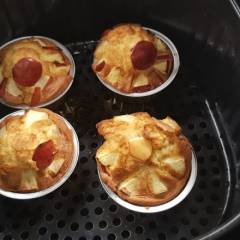 MUFFIN ALLE MELE IN FRIGGITRICE AD ARIA