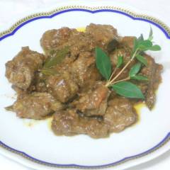 Spezzatino di Manzo al Saragiolo e Mirto