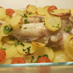 Rana pescatrice al forno