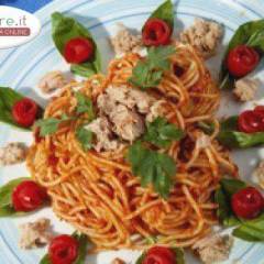 Spaghetti con Tonno e Pomodorini