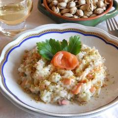 Risotto al salmone
