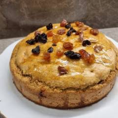 TORTA INTEGRALE CON FRUTTA SECCA CANDITA