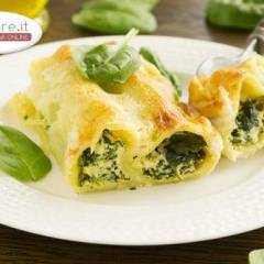 Cannelloni con Tofu e spinaci