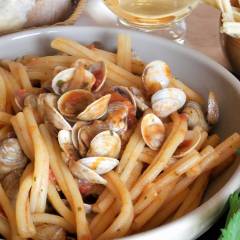 Cordelle con lupini di mare al rosso