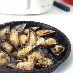 COZZE GRATINATE IN FRIGGITRICE AD ARIA