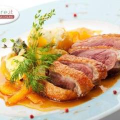 Anitra con Salsa al Pepe rosa