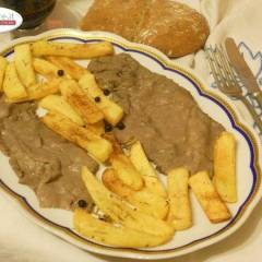 Carne salada con Patate rustiche