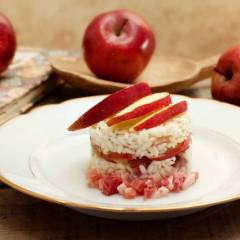 Risotto con Mele Stark e Pancetta