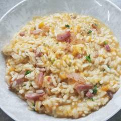 RISOTTO ZUCCA E SPECK
