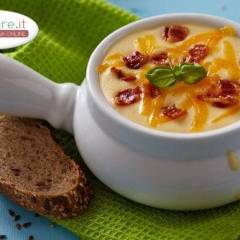 Zuppa con Pancetta e Fontina