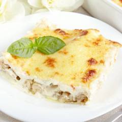 Cannelloni con Funghi e Salsicce