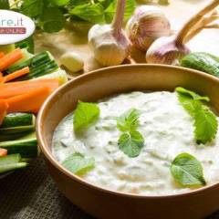 Crema di Aglio con Cruditè di Verdure
