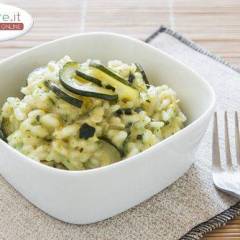 Risotto con philadelphia e zucchine