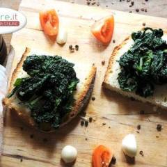 Fettunta toscana con cavolo nero