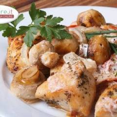 Fricassea di Pollo e Funghi