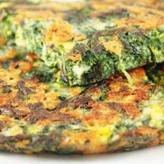Frittata di spinaci