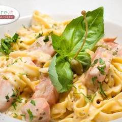 Pasta con Salmone e Patata