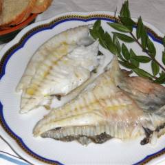 Rombo in forno con mirto e Vermentino