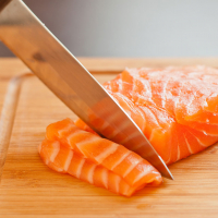 4 filetti di salmone da 200 gr diliscati