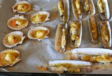 Canestrelli e cannolicchi al forno preparazione 9