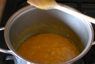 Crema di zucca per halloween preparazione 3