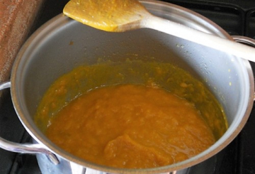 Crema di zucca per halloween preparazione 5