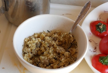 Peperoncini tondi al forno con erbe aromatiche   preparazione 4