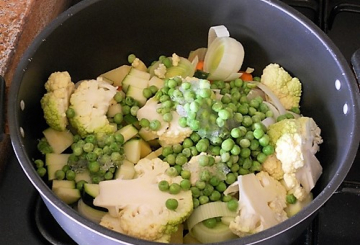 Minestrone con quinoa    preparazione 3