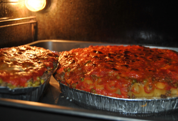 Torta di pasta in piedi preparazione 8