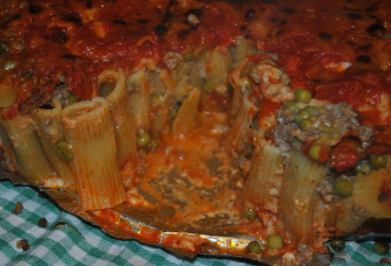 Torta di pasta in piedi preparazione 10