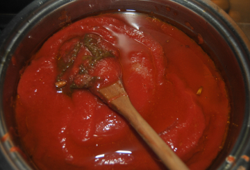 Torta di pasta in piedi preparazione 1