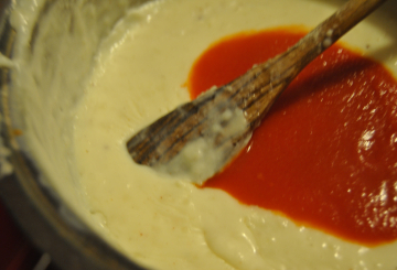 Torta di pasta in piedi preparazione 3