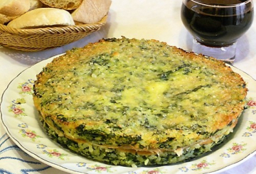 Timballo di riso e spinaci  preparazione 9