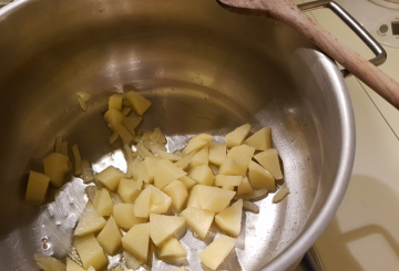 Crema di spinaci preparazione 1