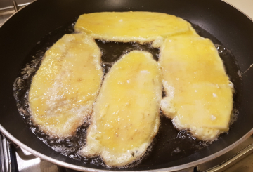 Melanzane indorate e fritte preparazione 4