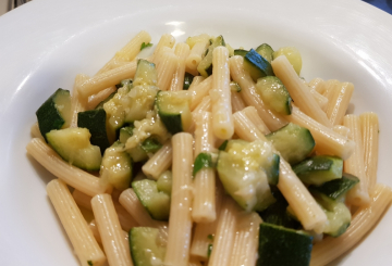 Pasta e zucchine preparazione 5