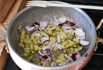 Spezzatino di manzo con piselli  preparazione 0