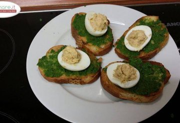 Crema di rucola preparazione 1