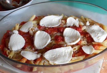 Penne alla pizzaiola preparazione 2