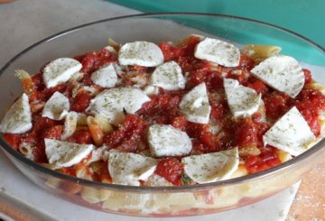 Penne alla pizzaiola preparazione 4