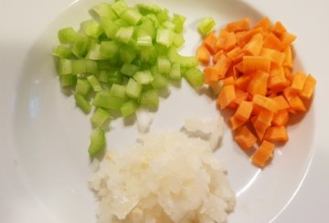 Paccheri alla napoletana preparazione 1