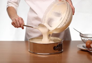 Torta con cuori preparazione 1