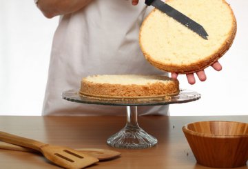 Torta con cuori preparazione 8