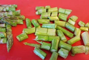 Spaghetti Con Asparagi preparazione 0