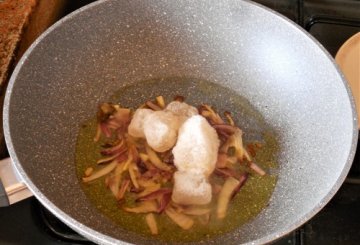 Cordelle con lupini di mare al rosso preparazione 2