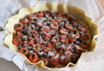 Crostata salata mediterranea preparazione 4