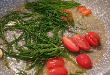 Pasta Con Asparagi Di Mare preparazione 4