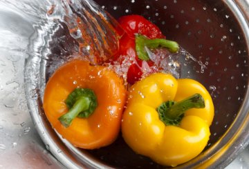 Ricetta Peperoni In Padella preparazione 0