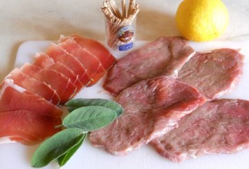 Saltimbocca con speck e salvia alla salsa di limone preparazione 0